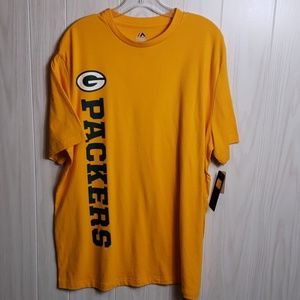 Green Bay Packers Flex Vertical Wordmark Tee XL